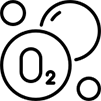 Diagram showing increased dissolved oxygen using nanobubble technology